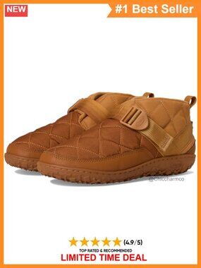 Water-Resistant Ankle Hiking Boot with Fleece Lining